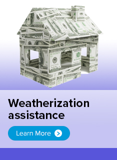 Weatherization assistance clickable image