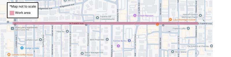 Franklin Ave service work