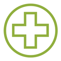 Healthcare energy efficiency program icon