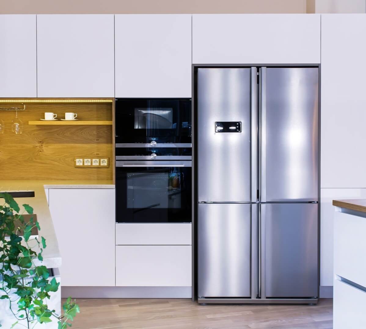 Modern kitchen design and appliances
