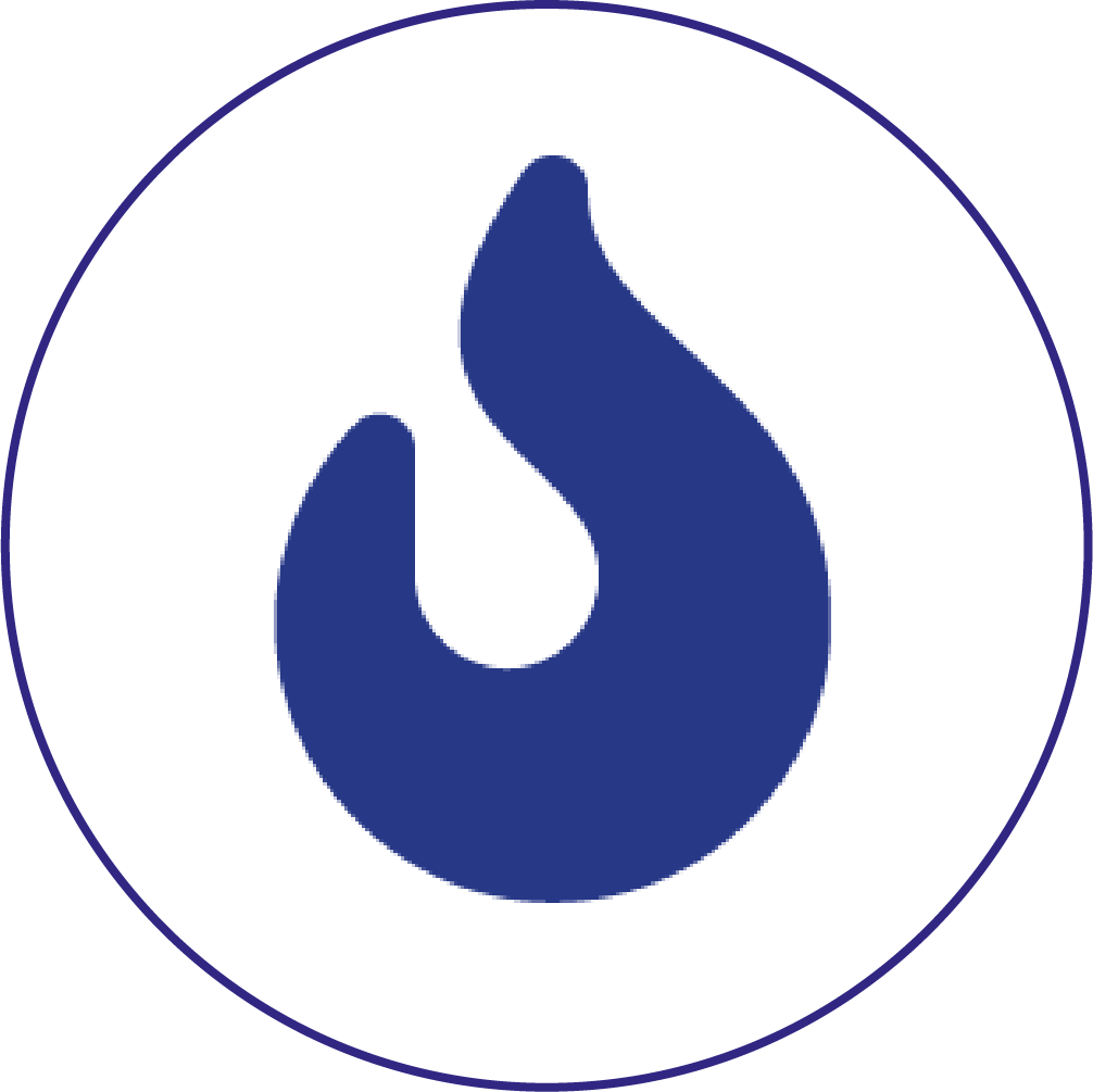 natural gas safety icon