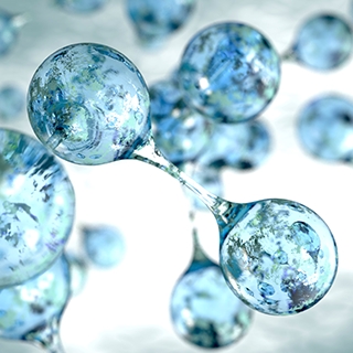 Water molecules 